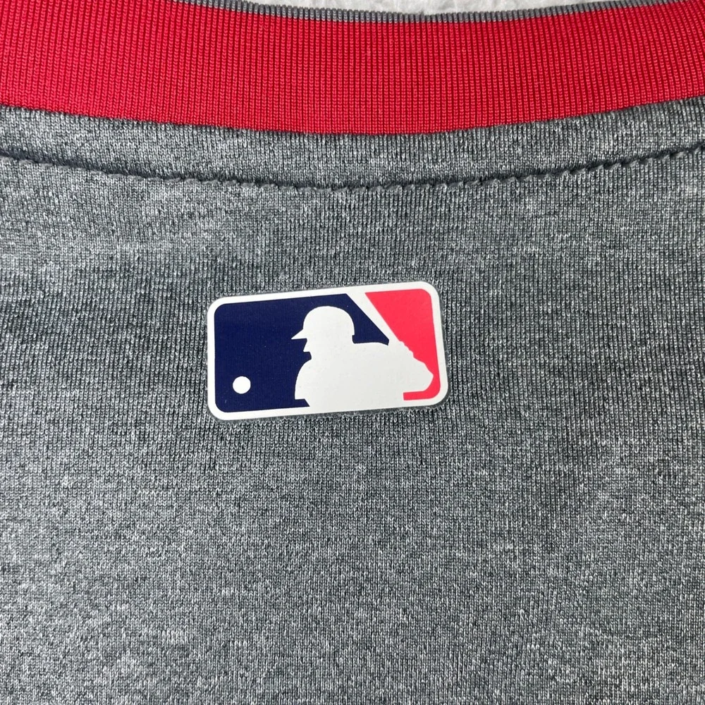St. Louis Cardinals Nike Pro Shirt Mens Large Gray Red Long Sleeve Fit Dry MLB